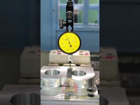 See how to use a Dial Test Indicator for Surface Alignment |#dial #tools #test #machine #education
