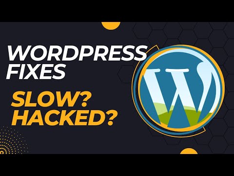 Slow Wordpress?  Hacked? - Easy tip to get wordpress up.
