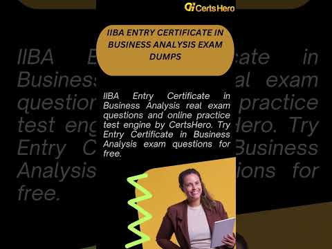 ECBA Exam Question | Pass Certification Exam First Try | Exam Preparation | CertsHero