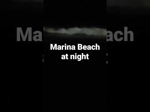 This is MARINA Beach at night...... 🌊🌊🌊🌊🌊🌊🌊🌊🌊🌊🌊