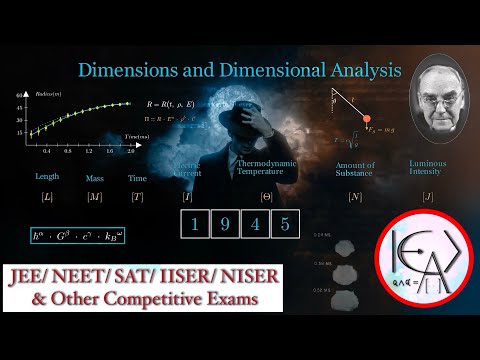 Power of Dimensional Analysis: Oppenheimer, Trinity Test & Planck Units | Units & Measurements (1.5)