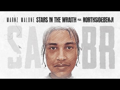 Marnz Malone - Stars In The Wraith ft. @1northsidebenji (Lyric Visualiser)