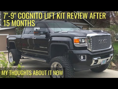 GMC Denali 2500 HD 7-9 Inch Cognito Lift Kit Review Update After 15 Months