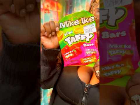 Mini Mike and Ike TAFFY‼️#candy #taffy #mikeandike #shorts #snacks #mini #nookie