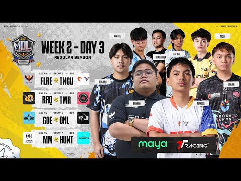 🔴 LIVE | MDL PH S5 | FILIPINO - Week 2 Day 3