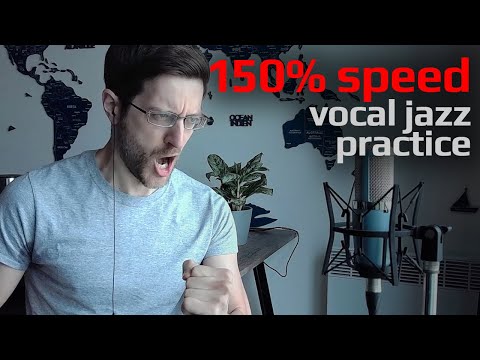 Practicing Pass Me the Jazz at 150% speed