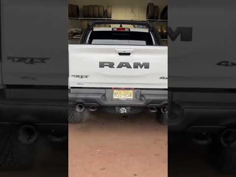 Ram Trx Gets a full custom exhaust #ramtrx#trx#customexhausts#supertruck#loudcars#newyorkcity#viral