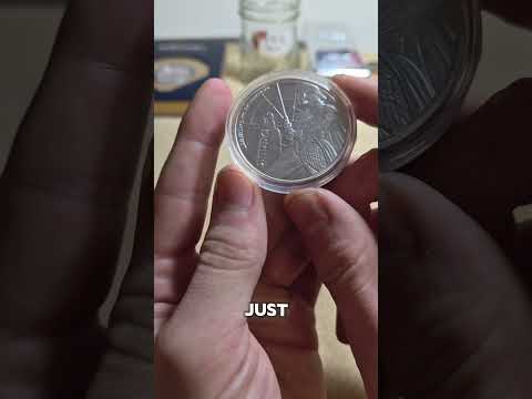 1OZ FINE SILVER  DARTH VADER  COIN #shorts #bullion #coin #foryou #fyp #preciousmetals #silver