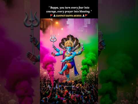 Blessed Your Timeline | Ganesh Chaturthi 2025 | Vighnaharta Blessings 🙏✨ #sanatandharma