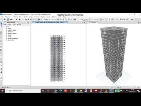 Wind Load Analysis and Design of Multi-Storey RCC Building in Etabs -  Part6