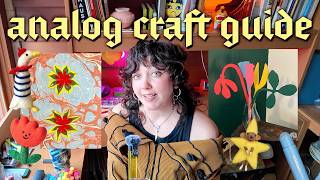 A guide to crafts for people who hate to be bad at things .𖥔 ݁ anti-burnout craft ideas