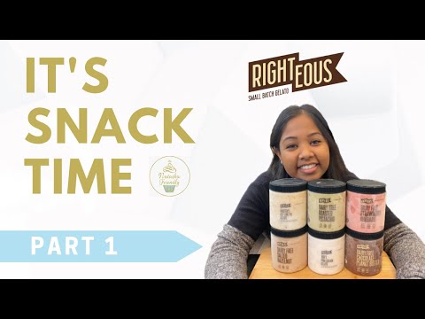IT'S SNACK TIME! Trying Righteous Gelato & Sorbetto! PART 1: Strawberry Rhubarb & Roasted Pistachio!