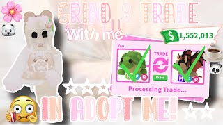 GRIND AND TRADE WITH ME IN ADOPT ME 🥺💕 // PixiePatch ROBLOX 🧚‍♀️