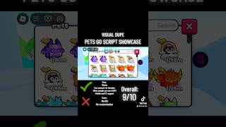 [NEW] PETS GO! VISUAL DUPE SCRIPT SHOWCASE 🔥😮‍💨 #petsgo #petsgoscript #petsgodupe #roblox #aura