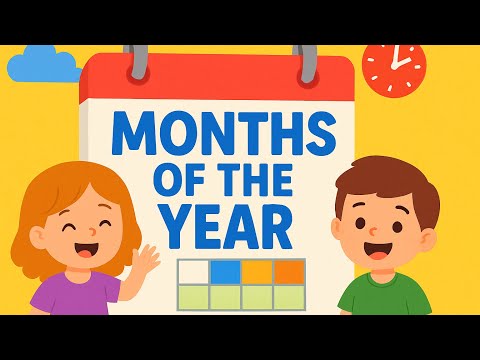 Learn Months of the Year 🗓️ | January to December Song for Kids