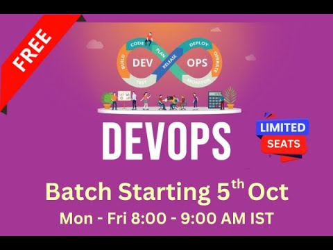 DevOps for All new batch Announcement 3 Oct 2024