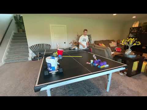 Finale of Card Throwing Trick Shots - Raw Clip #shorts