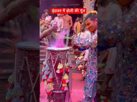 vrindavan ki holi #vrindavanholi #vrindavan #radhavallabhlal #dhol #bankebihari