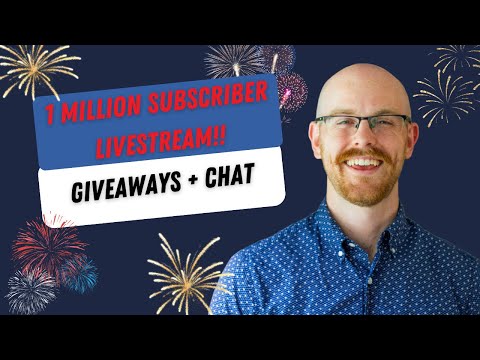 1 Million Subscriber Livestream!! Giveaways + Chat