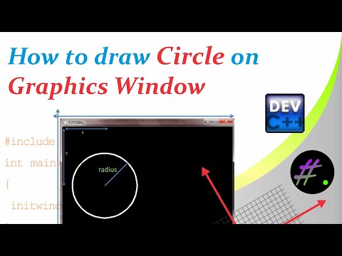 Part 3 | How to draw Circle | Graphics in C++