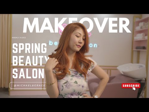Wife gets a makeover after Ages - Spring Beauty Salon  💇🏻‍♀️💅🏼🌱