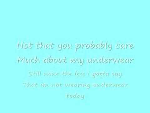 I'm not wearing Underwear Today by Avenue Q (with lyrics)