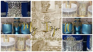 My Top Ten DIY Glam Vanity Storage Sets | Ten 2022 DIY Glam Décor Ideas