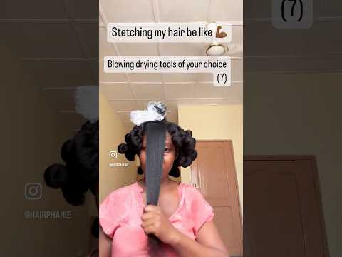 Heat stretch part 1. #viral #youtubeshorts #shortvideo #natural #hair #beautiful