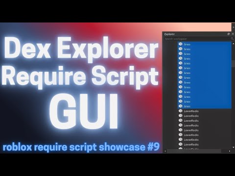 Roblox Require Script Showcase #9 | Dex Explorer