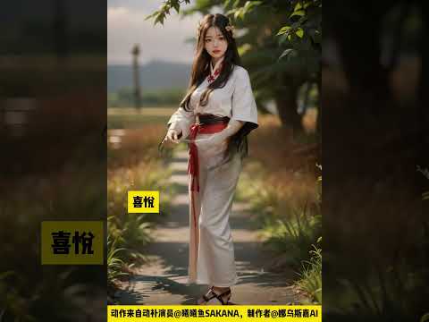 来自动补演员小姐姐的动作！