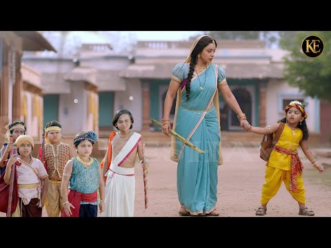 कान्हा के दोस्तो मै डर का माहौल जब मैया ने कान्हा को सब के सामने पिटाई कर पाठशाला ले गई || YMKN ||