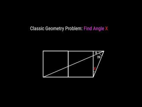 Find angle X.| A Nice and Classic geometry problem.
