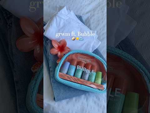 grwm ft. @bubbleskincare #aesthetic  #viral #preppy #fyp #itgirl #bubbleskincare #morningroutine