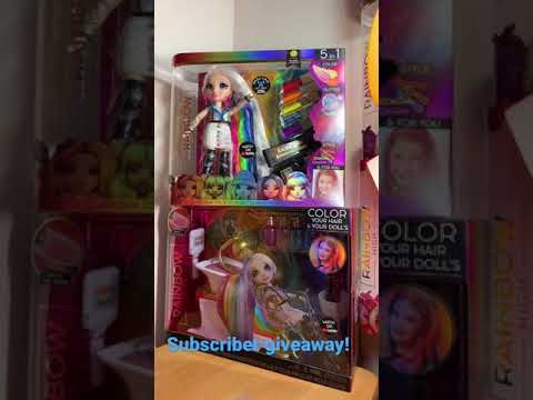Rainbow High Amaya Raine Salon & Hair Studio #shorts #rainbowhigh #doll #rainbow #giveaway #mga