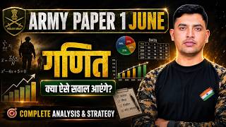 Army Agniveer Paper June 1, 2026 II Army Paper Maths Class II Maths Questions II Maths Short Tricks