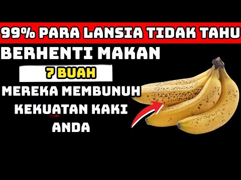Lansia, Berhenti Makan 7 Buah Terburuk 🍎❌ - Buah-Buahan Ini Merusak Kekuatan Kaki Anda 🚶‍♂️💥