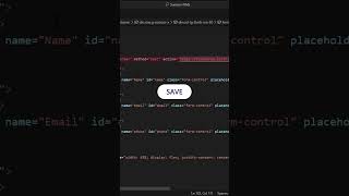 Connect HTML from with Database in 10 Sec ONLY #tutorial 02/100 #html #database #webdevelopment #web