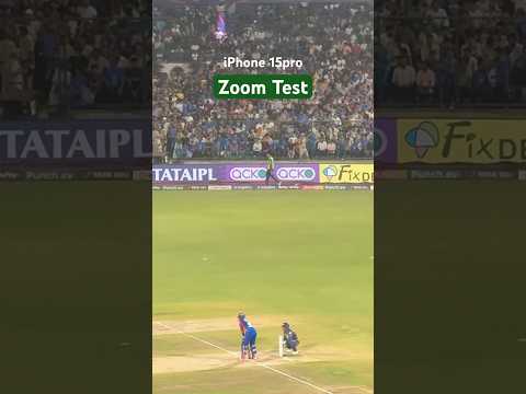 iPhone 15pro crazy zoom in Stadium 🔥 DC v LSG IPL2024 #iphone15pro #ipl #shorts