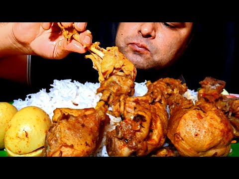 ASMR EATING SPICY CHICKEN CURRY WITHRICE, CHILI, ONION AND TOMATO | MUKBANG EATING SHOW | HK EATS |