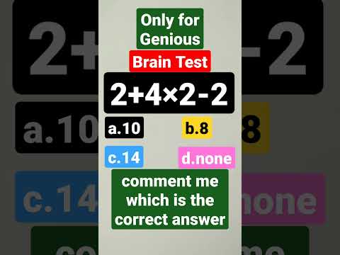 Brain test math...... #maths
