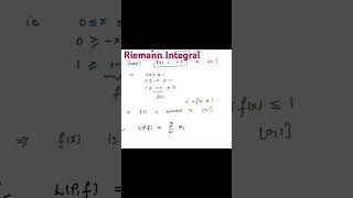 Riemann Integral #riemannintegral #maths #mathematics #bscmaths #viralmaths