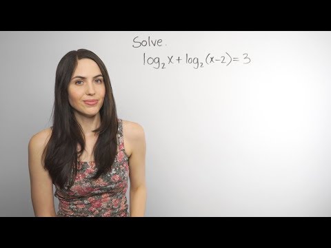 Solving Logarithmic Equations... How? (NancyPi)