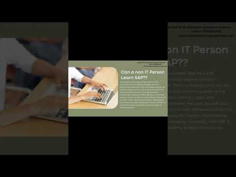 Can a non technical person learn sap???