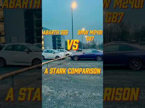 Abarth 595 vs BMW M240i g87 Pocket Rocket or Guided Missile?#abarth595 #g87  #cars #carcomparison