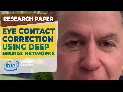Eye Contact Correction using Deep Neural Networks