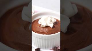 Easy 2-Ingredient Chocolate Mousse Recipe #dessert