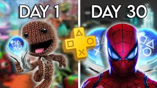 How Many PS Plus Games Can I Platinum In 30 Days?