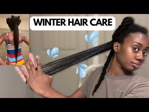 The ULTIMATE Winter Moisture Routine For THICK, LONG Type 4 Natural Hair