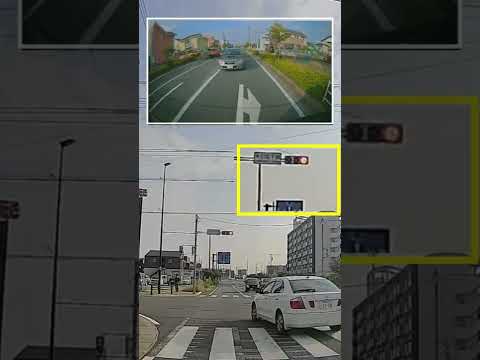 【ドラレコ】信号無視しかしないヤベー車。1分間に2回も信号無視　 #shorts