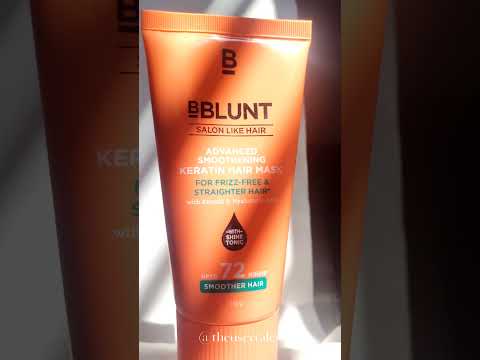Keratin like treatment at home ..get this product soon #ugccontencreator #keratin @BBLUNTIndia